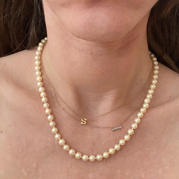 SOLD- Vintage Pearl Necklace - Picture 6 of 6